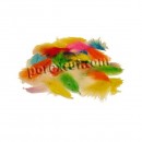 Multi colored feathers 60 Pack