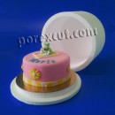 Round cake box