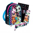 Set large backpack accessory Monster High