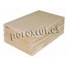 Pine box solid and veneer 22X15X7 CM.