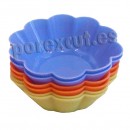 6 Flower silicone mould