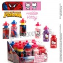 Hello Kitty and spiderman candy bottle