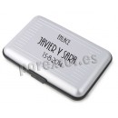 Business card holder wallet aluminum