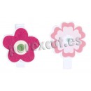 Pack 6 pinças de madeira retro-mix