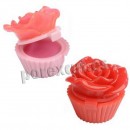 Flor com batom espelho